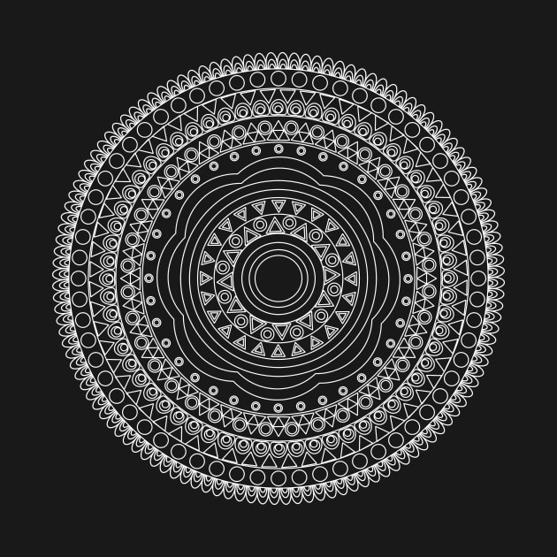 Mandala no 4 (invert) by hedehede