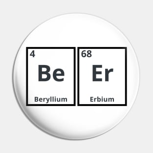 BeEr Periodic Table Chemistry Science Pin