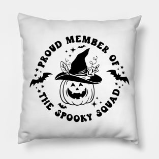 Proud Member Of The Spooky Squad Pillow