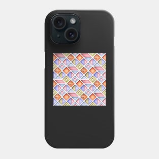 3d Colorful Geometric Pattern, Crazy Design Phone Case
