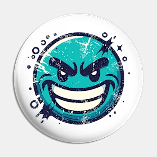 Cartoon Smiling Face Pin