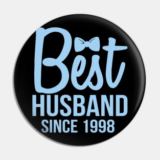 'Best Husband Since 1998' Sweet Wedding Anniversary Gift Pin