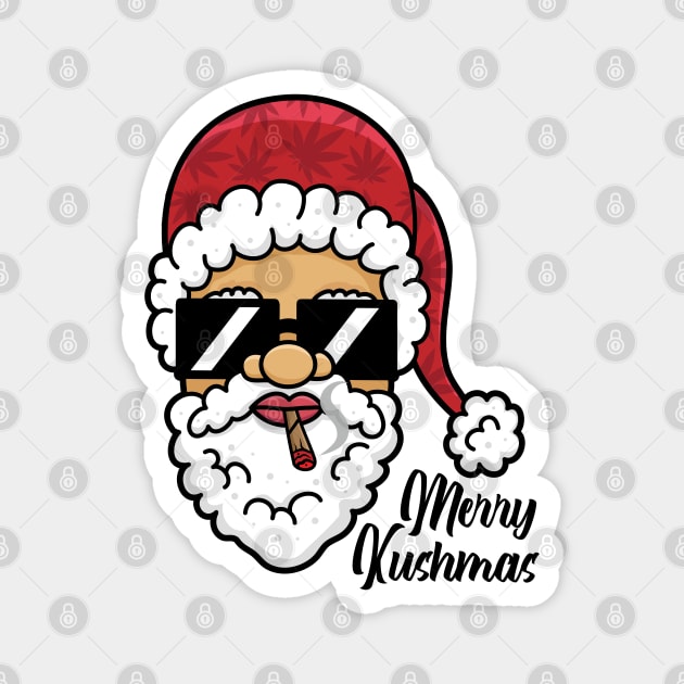 Merry Kushmas Magnet by MightyShroom