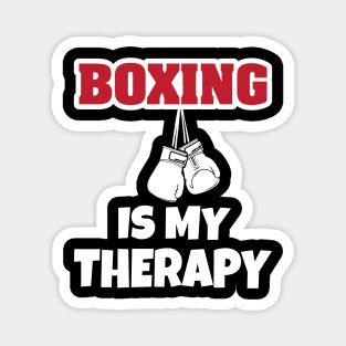 Boxing Is My Therapy Magnet