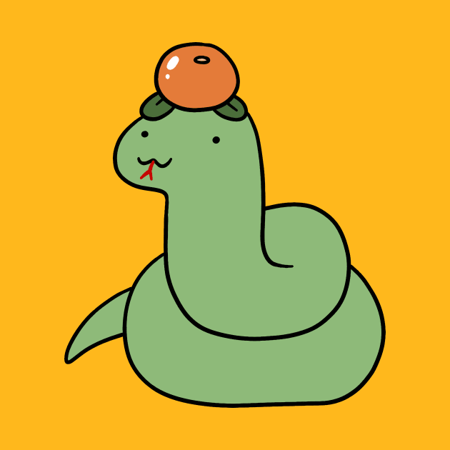 Orange Fruit Snake by saradaboru