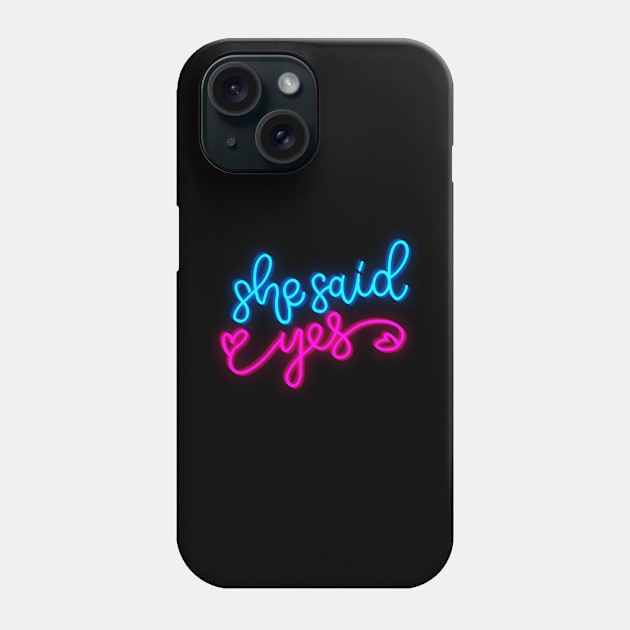 She said YES Phone Case by keshanDSTR