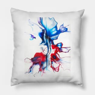 Pouring Acrylic Painting Pillow