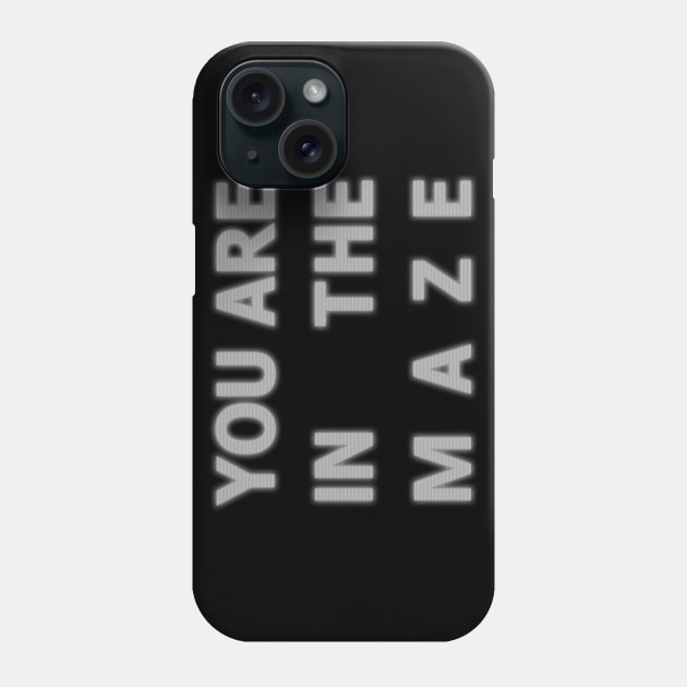 You are in the maze Phone Case by AO01