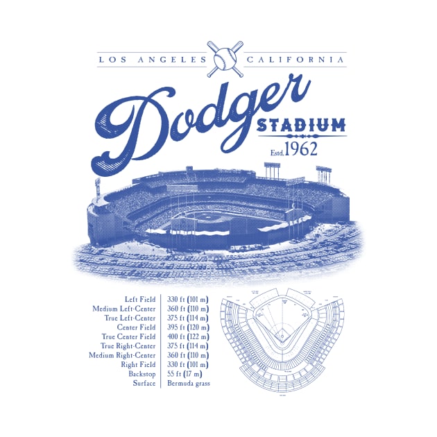 Dodger Stadium by MindsparkCreative