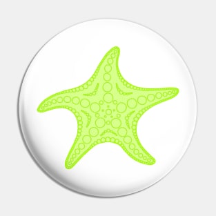 Starfish (green) Pin