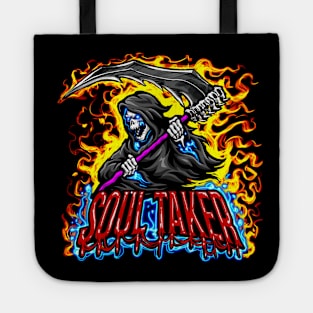 Flaming Soul Taker Tote