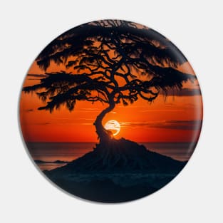 Golden Hour Serenity Pin