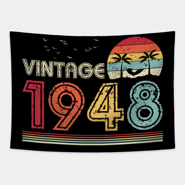 Vintage 1948 Limited Edition 73rd Birthday Gift 73 Years Old Tapestry by Penda