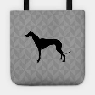 Greyhound or Whippet Dog Lover Gift - Scandi Geometric Silhouette Tote