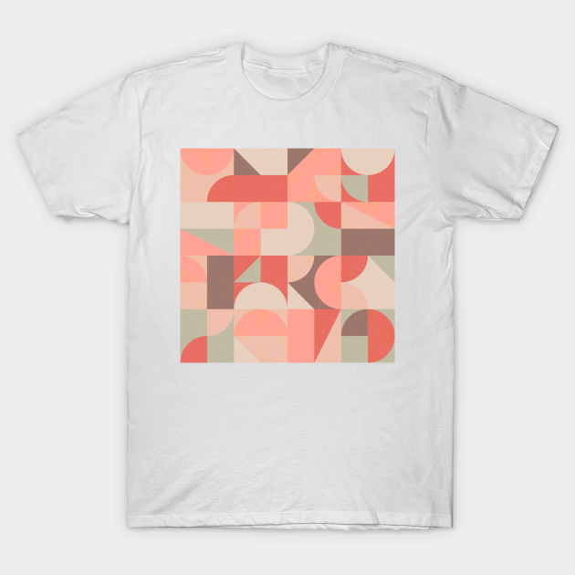 Discover Mid Century Shapes N.07 / Hot Summer Geometry - Mid Century - T-Shirt