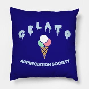 Gelato Appreciation Society ! Pillow