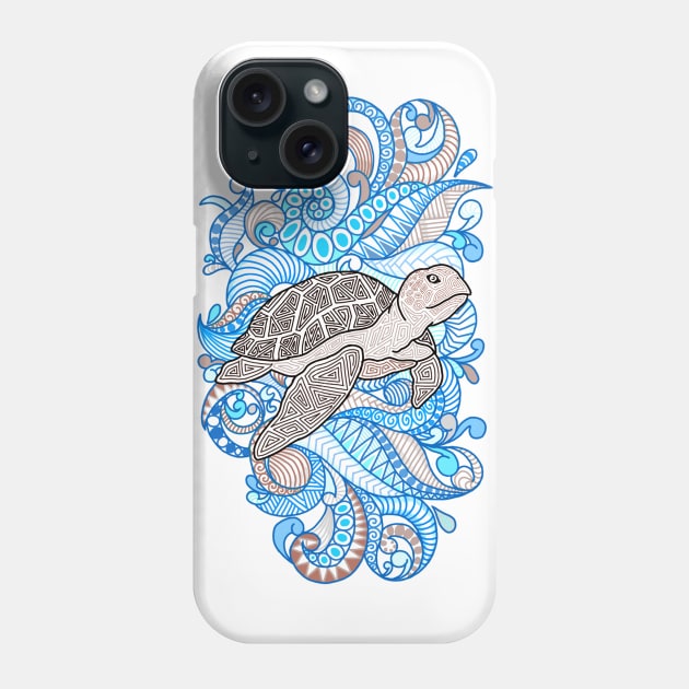 Turtle... just keeps swimming Phone Case by paviash