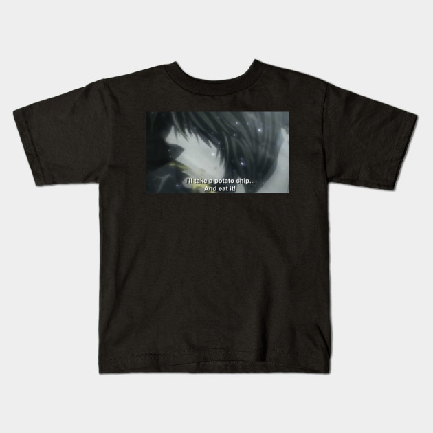 Potato Chip Death Note Light Yagami Potato Chip Kids T Shirt Teepublic