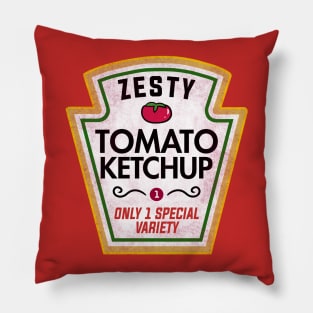 Halloween Couple Ketchup Costume Pillow