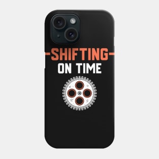 Shift On Time, Cyclist Phone Case