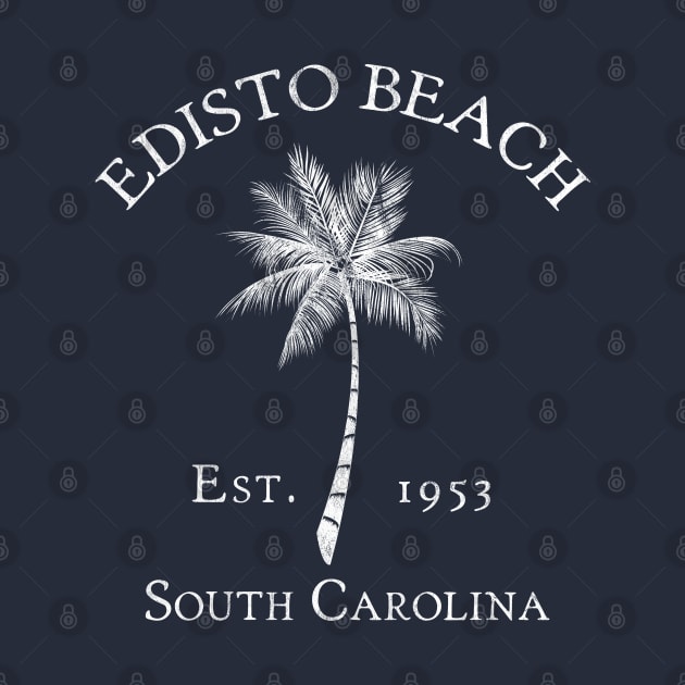 Edisto Beach South Carolina Est 1953 Vintage Palmetto by TGKelly