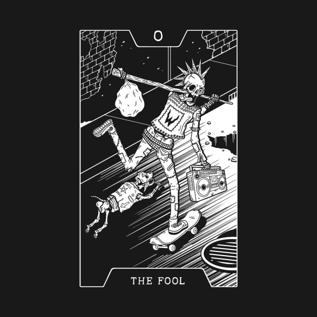 00. The Fool Tarot Card by wytchlab