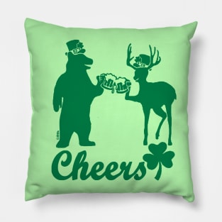 Happy St Patricks Day Cheers! Pillow