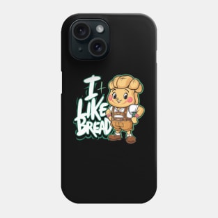 Funny Sourdough Bread Baking Minimalist Bakery Phone Case