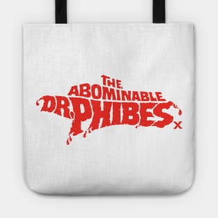 The Abominable Dr. Phibes (red) Tote