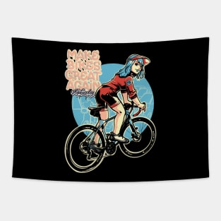 Make Bikes Great Again - Blonde Tapestry