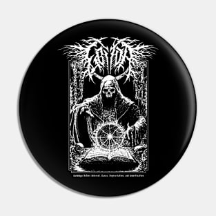 EBITDA death metal Pin