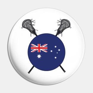 Australia Lacrosse Pin