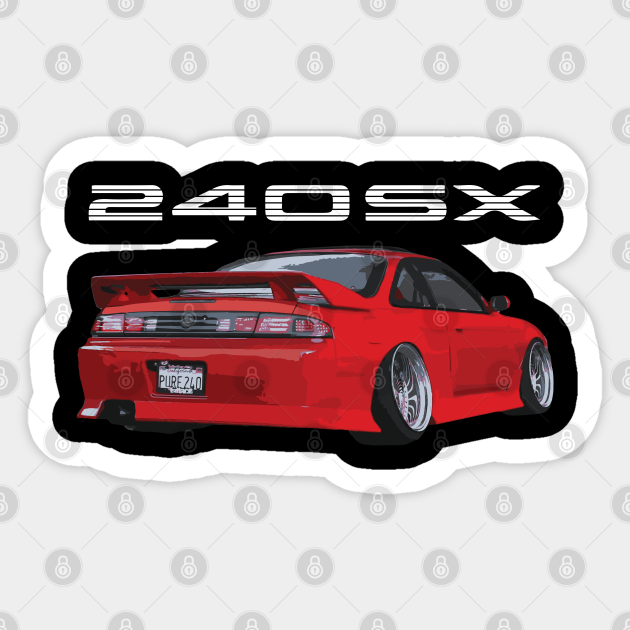 S14 240 Kouki Rear Stanced Nissan 240sx Sticker Teepublic