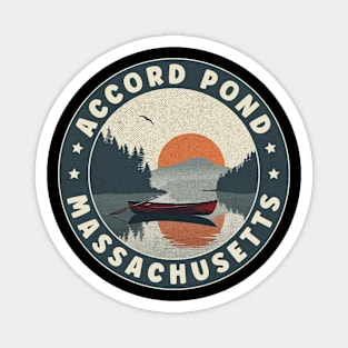 Accord Pond Massachusetts Sunset Magnet