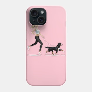 Dog walker Phone Case