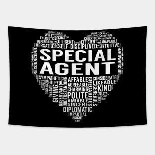 Special Agent Heart Tapestry