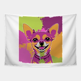 funny and cute dog chihuahua moms Tapestry