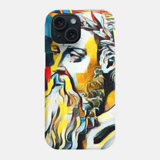 Heraclitus Abstract Portrait | Heraclitus Artwork 2 Phone Case