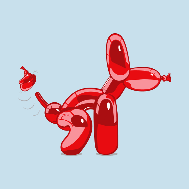 Poop Balloon Dog by stenio