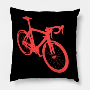 Red bicycle Pillow