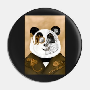 SteamPunk Panda Pin