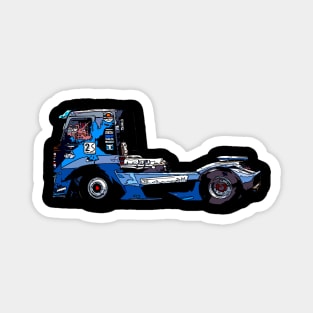 truck racing Magnet