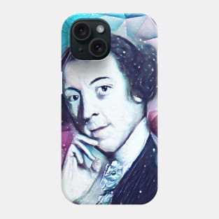 Horace Walpole Snowy Portrait | Horace Walpole Artwork 13 Phone Case