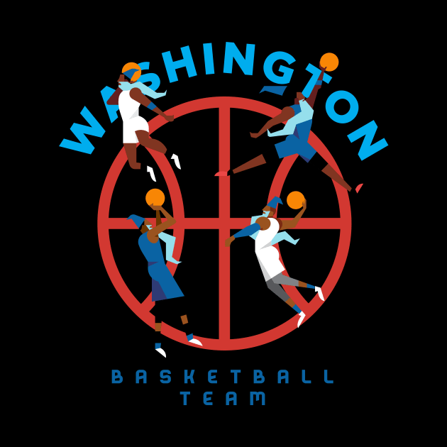 Washington Wizards DC Basketball team by BooTeeQue