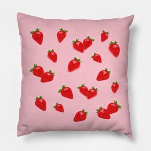 Sweet Strawberry Delight Pillow