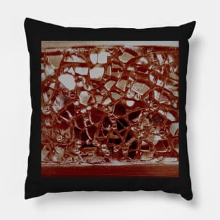 Photographic Image of Chocolate Mirror and Glass Mosaic Pillow