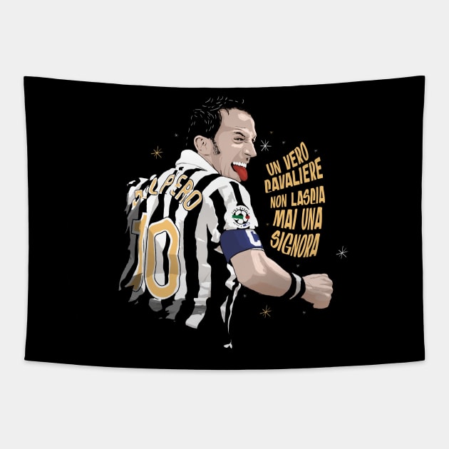 Alessandro Del Piero Tapestry by CLUB SOCIAL ENTENDIDOS