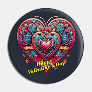 Happy Valentine's Day Pin