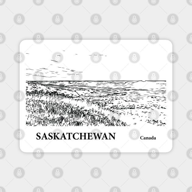 Saskatchewan Canada Magnet by Lakeric