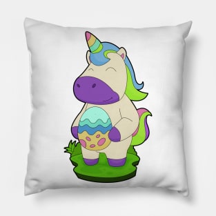 Unicorn Easter Easter Egg Pillow